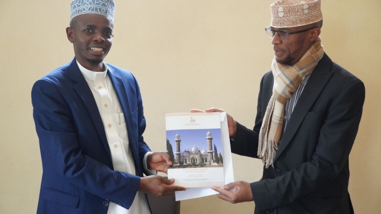 Mufti of Rwanda Visits to Jamia Mosque Nairobi
